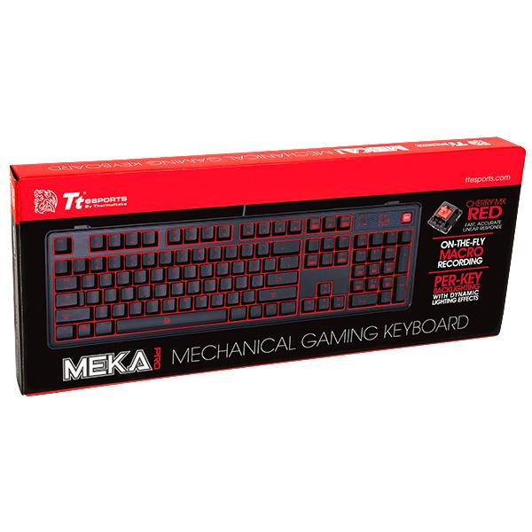 Tt eSPORTS KB-MGP-BLBNGR-01 MEKA Pro Lite Gaming Tastatur schwarz 